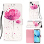 3D Painting Horizontal Flip Leather Phone Case