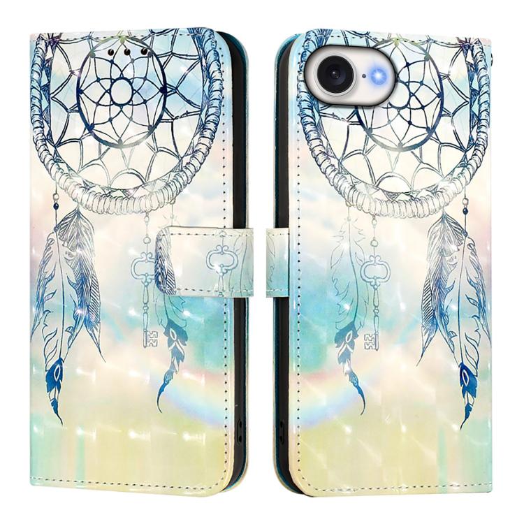 3D Painting Horizontal Flip Leather Phone Case, For iPhone 18 Pro / 17 Pro, For iPhone 18 Pro Max / 17 Pro Max, For iPhone 17e / 16e