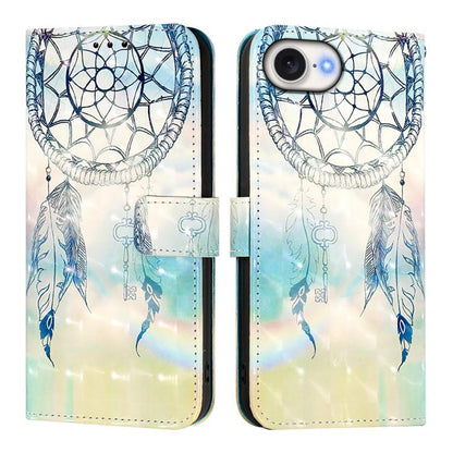 3D Painting Horizontal Flip Leather Phone Case, For iPhone 18 Pro / 17 Pro, For iPhone 18 Pro Max / 17 Pro Max, For iPhone 17e / 16e
