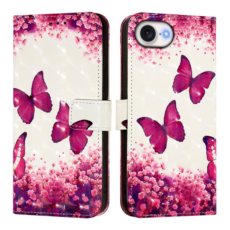 3D Painting Horizontal Flip Leather Phone Case, For iPhone 18 Pro / 17 Pro, For iPhone 18 Pro Max / 17 Pro Max, For iPhone 17e / 16e