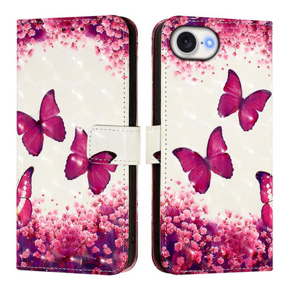 3D Painting Horizontal Flip Leather Phone Case, For iPhone 18 Pro / 17 Pro, For iPhone 18 Pro Max / 17 Pro Max, For iPhone 17e / 16e