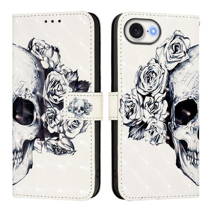 3D Painting Horizontal Flip Leather Phone Case, For iPhone 18 Pro / 17 Pro, For iPhone 18 Pro Max / 17 Pro Max, For iPhone 17e / 16e