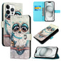 3D Painting Horizontal Flip Leather Phone Case, For iPhone 17, For iPhone Air, For iPhone 16 Pro Max