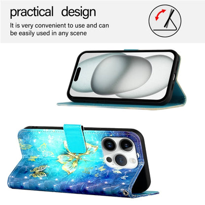 3D Painting Horizontal Flip Leather Phone Case