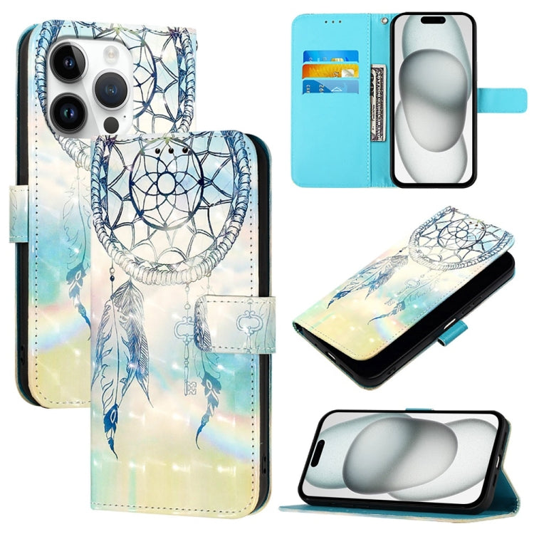 3D Painting Horizontal Flip Leather Phone Case