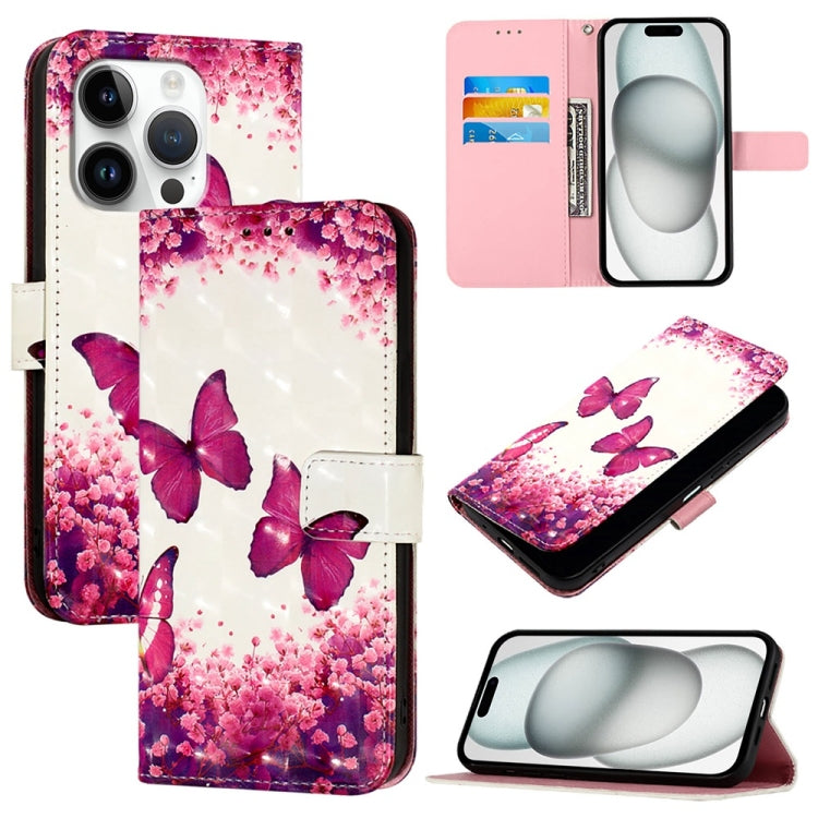 3D Painting Horizontal Flip Leather Phone Case