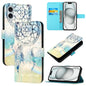 3D Painting Horizontal Flip Leather Phone Case