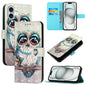 3D Painting Horizontal Flip Leather Phone Case