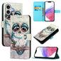 3D Painting Horizontal Flip Leather Phone Case, For iPhone 17, For iPhone Air, For iPhone 16 Pro Max
