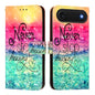 3D Painting Horizontal Flip Leather Phone Case, For iPhone 17, For iPhone Air, For iPhone 16 Pro Max