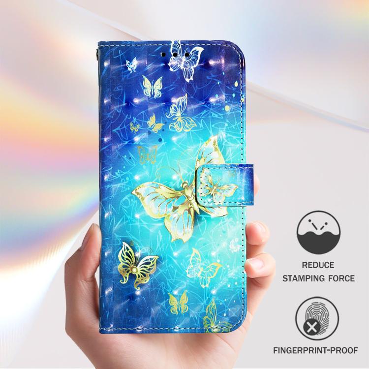 3D Painting Horizontal Flip Leather Phone Case, For iPhone 18 Pro / 17 Pro, For iPhone 18 Pro Max / 17 Pro Max, For iPhone 17e / 16e