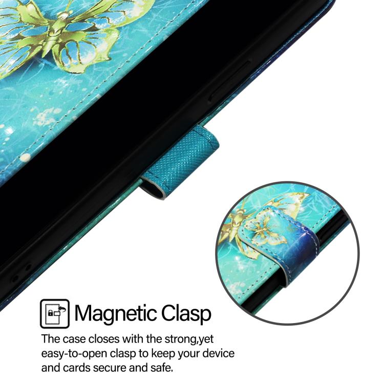 3D Painting Horizontal Flip Leather Phone Case, For iPhone 18 Pro / 17 Pro, For iPhone 18 Pro Max / 17 Pro Max, For iPhone 17e / 16e