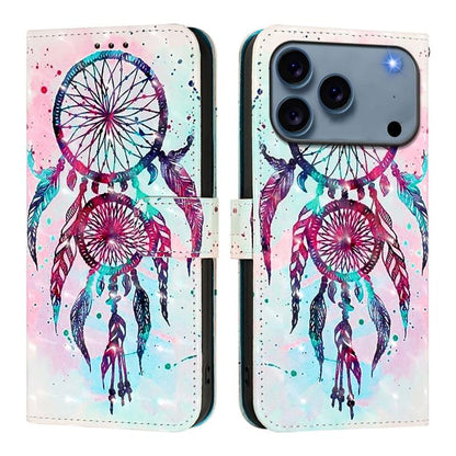 3D Painting Horizontal Flip Leather Phone Case, For iPhone 18 Pro / 17 Pro, For iPhone 18 Pro Max / 17 Pro Max, For iPhone 17e / 16e