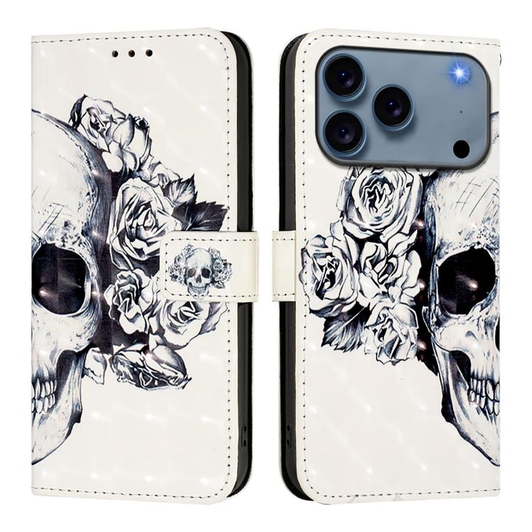 3D Painting Horizontal Flip Leather Phone Case, For iPhone 18 Pro / 17 Pro, For iPhone 18 Pro Max / 17 Pro Max, For iPhone 17e / 16e