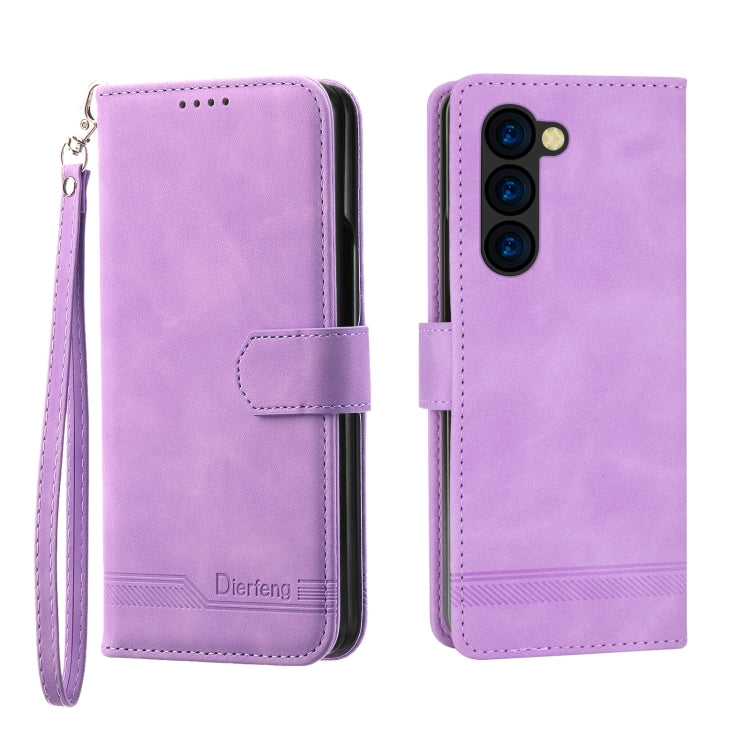 Dierfeng Dream Line TPU + PU Leather Phone Case