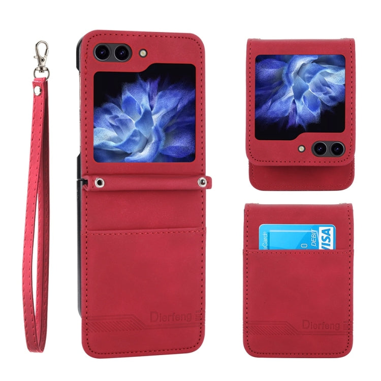 Dierfeng Dream Line TPU + PU Leather Phone Case