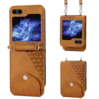 Cubic Grid Calf Texture Magnetic Leather Phone Case