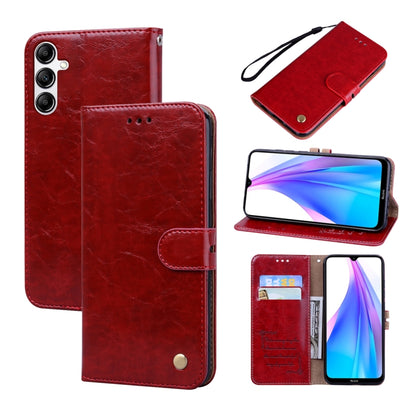 Oil Wax Texture Leather Phone Case
