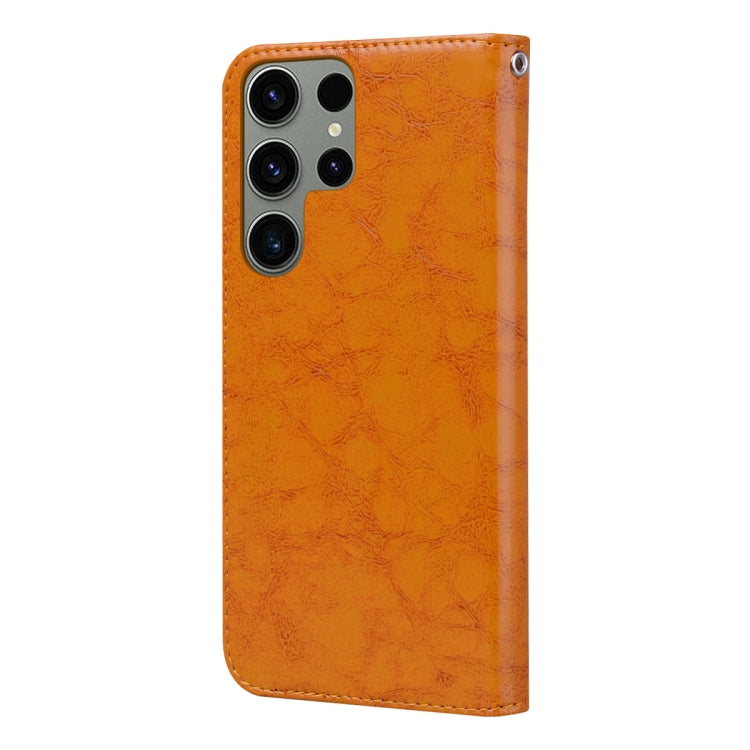 Oil Wax Texture Leather Phone Case