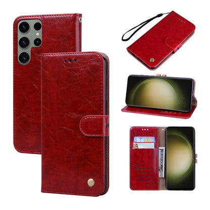 Oil Wax Texture Leather Phone Case