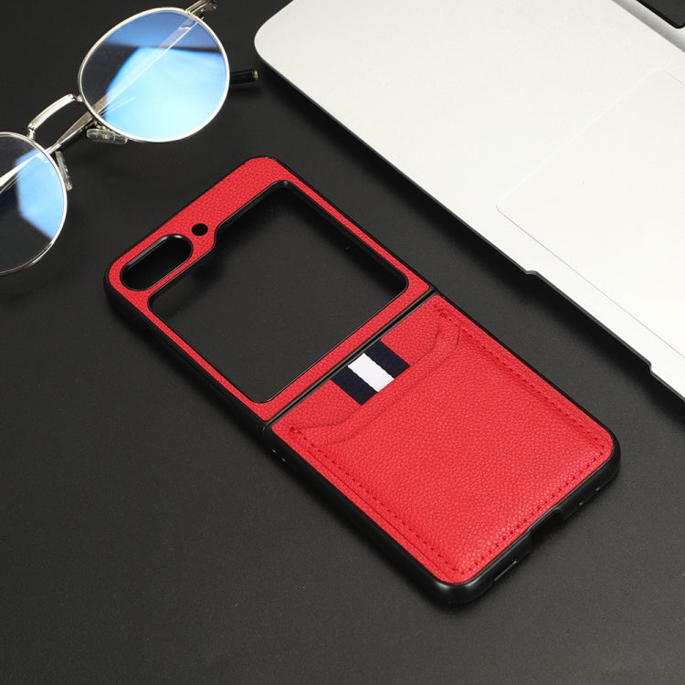 Litchi Texture Card Slots Back Cover Phone Case