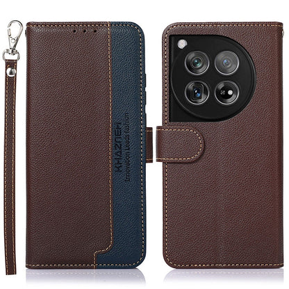 KHAZNEH Litchi Texture Leather RFID Phone Case, For OnePlus Nord CE4 5G Global, For OnePlus 12, For OnePlus Ace 2 Pro, For OnePlus Nord 3 / Ace 2V