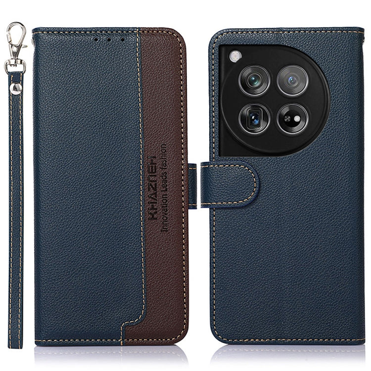 KHAZNEH Litchi Texture Leather RFID Phone Case, For OnePlus Nord CE4 5G Global, For OnePlus 12, For OnePlus Ace 2 Pro, For OnePlus Nord 3 / Ace 2V