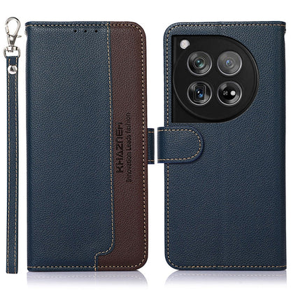 KHAZNEH Litchi Texture Leather RFID Phone Case, For OnePlus Nord CE4 5G Global, For OnePlus 12, For OnePlus Ace 2 Pro, For OnePlus Nord 3 / Ace 2V