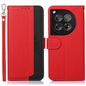 KHAZNEH Litchi Texture Leather RFID Phone Case, For OnePlus 12, For OnePlus Ace 2 Pro, For OnePlus Nord 3 / Ace 2V