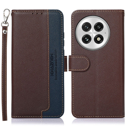 KHAZNEH Litchi Texture Leather RFID Phone Case, For OnePlus Nord 5 / Ace 5 Ultra, For OnePlus Nord CE5 / Ace 5 Racing, For OnePlus Ace 5 Pro / Ace 5 / 13R, For OnePlus Nord 13, For OnePlus Nord 4, For OnePlus Nord CE4 5G Global