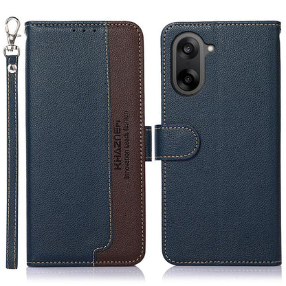 KHAZNEH Litchi Texture Leather RFID Phone Case, For OnePlus 15, For OnePlus Nord 5 / Ace 5 Ultra, For OnePlus Nord CE5 / Ace 5 Racing, For OnePlus Ace 5 Pro / Ace 5 / 13R, For OnePlus Nord 13, For OnePlus Nord 4