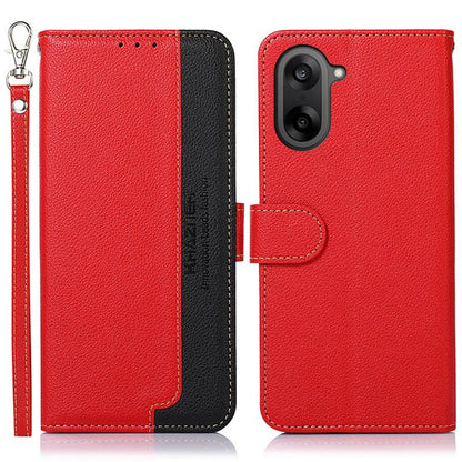KHAZNEH Litchi Texture Leather RFID Phone Case, For OnePlus 15, For OnePlus Nord 5 / Ace 5 Ultra, For OnePlus Nord CE5 / Ace 5 Racing, For OnePlus Ace 5 Pro / Ace 5 / 13R, For OnePlus Nord 13, For OnePlus Nord 4
