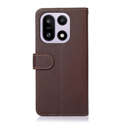 KHAZNEH Litchi Texture Leather RFID Phone Case, For OnePlus 15, For OnePlus Nord 5 / Ace 5 Ultra, For OnePlus Nord CE5 / Ace 5 Racing, For OnePlus Ace 5 Pro / Ace 5 / 13R, For OnePlus Nord 13, For OnePlus Nord 4