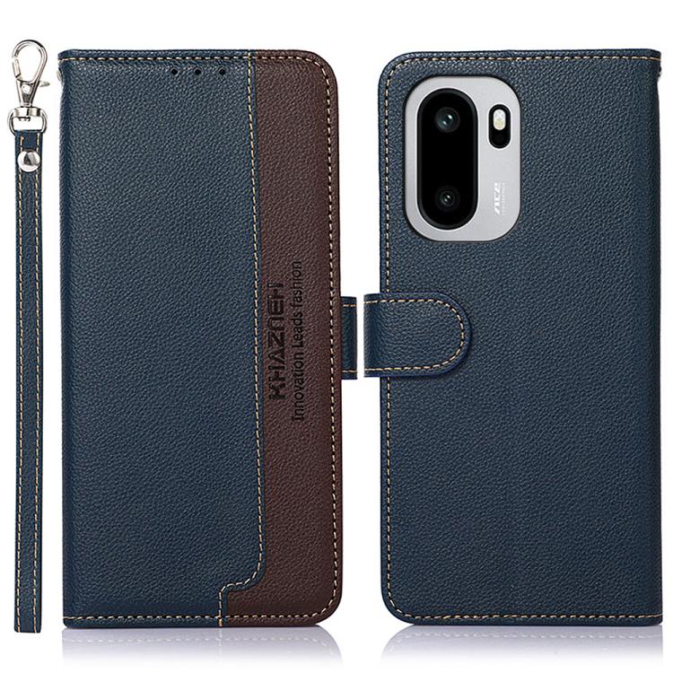KHAZNEH Litchi Texture Leather RFID Phone Case, For OnePlus Nord CE6 Lite 5G Global, For OnePlus Ace 6 Ultra, For OnePlus 15T, For OnePlus Turbo 6 / 6V, For OnePlus 15R / Ace 6 / Ace 6T, For OnePlus 15