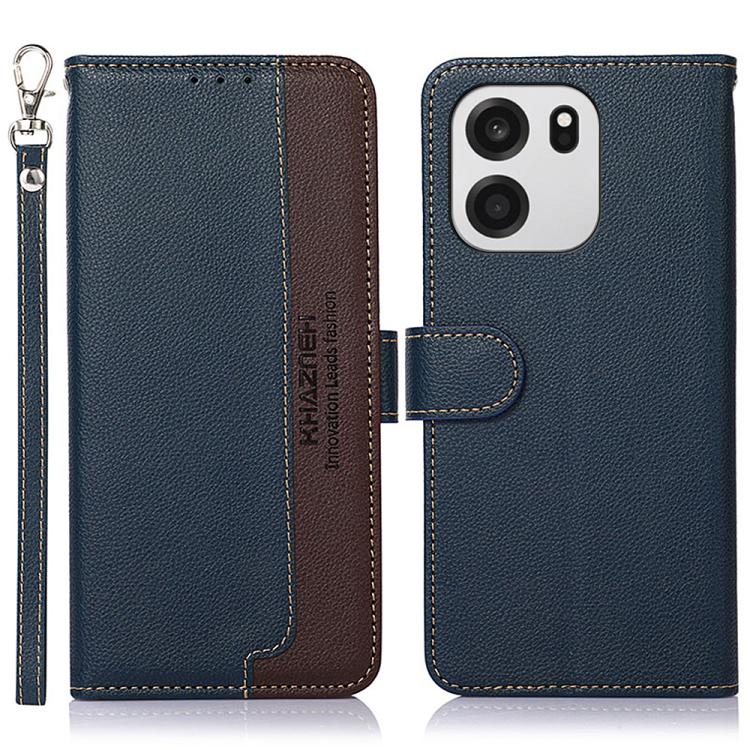 KHAZNEH Litchi Texture Leather RFID Phone Case, For OnePlus Nord CE6 Lite 5G Global, For OnePlus Ace 6 Ultra, For OnePlus 15T, For OnePlus Turbo 6 / 6V, For OnePlus 15R / Ace 6 / Ace 6T, For OnePlus 15