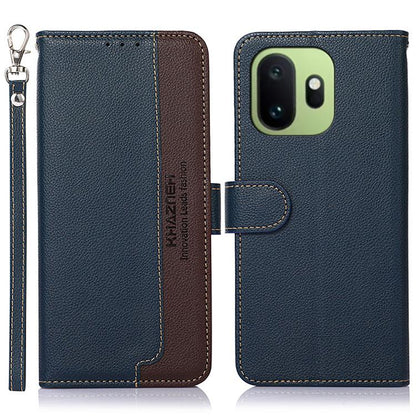 KHAZNEH Litchi Texture Leather RFID Phone Case, For OnePlus Nord CE6 Lite 5G Global, For OnePlus Ace 6 Ultra, For OnePlus 15T, For OnePlus Turbo 6 / 6V, For OnePlus 15R / Ace 6 / Ace 6T, For OnePlus 15