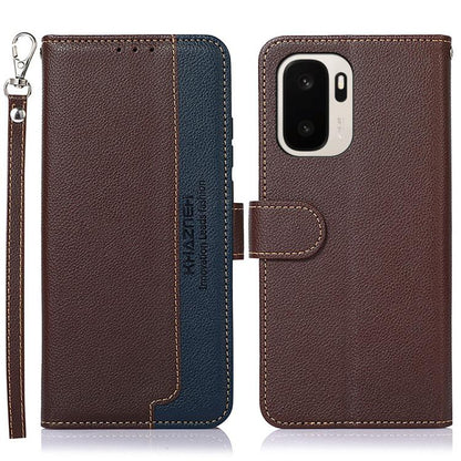 KHAZNEH Litchi Texture Leather RFID Phone Case, For OnePlus Nord CE6 Lite 5G Global, For OnePlus Ace 6 Ultra, For OnePlus 15T, For OnePlus Turbo 6 / 6V, For OnePlus 15R / Ace 6 / Ace 6T, For OnePlus 15