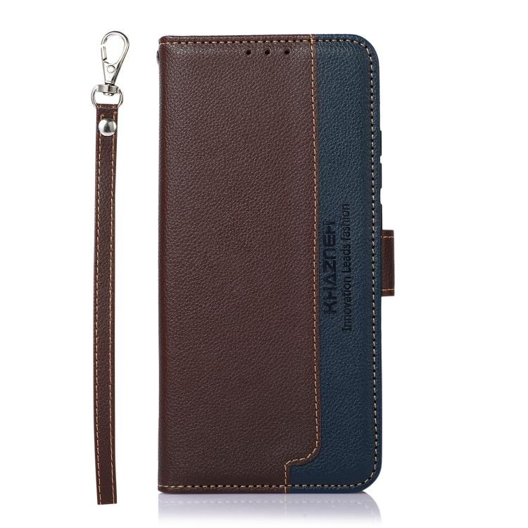 KHAZNEH Litchi Texture Leather RFID Phone Case, For OnePlus Nord CE6 Lite 5G Global, For OnePlus Ace 6 Ultra, For OnePlus 15T, For OnePlus Turbo 6 / 6V, For OnePlus 15R / Ace 6 / Ace 6T, For OnePlus 15