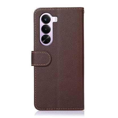 KHAZNEH Litchi Texture Leather RFID Phone Case, For OnePlus Nord CE6 Lite 5G Global, For OnePlus Ace 6 Ultra, For OnePlus 15T, For OnePlus Turbo 6 / 6V, For OnePlus 15R / Ace 6 / Ace 6T, For OnePlus 15