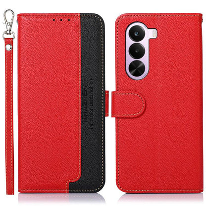 KHAZNEH Litchi Texture Leather RFID Phone Case, For OnePlus Nord CE6 Lite 5G Global, For OnePlus Ace 6 Ultra, For OnePlus 15T, For OnePlus Turbo 6 / 6V, For OnePlus 15R / Ace 6 / Ace 6T, For OnePlus 15