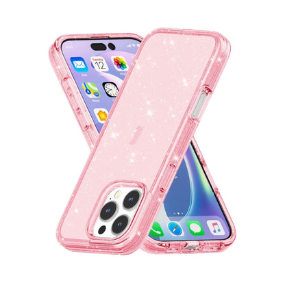 Shockproof Terminator Glitter Powder Phone Case, For iPhone 16 Pro Max, For iPhone 16 Pro, For iPhone 16 Plus, For iPhone 16
