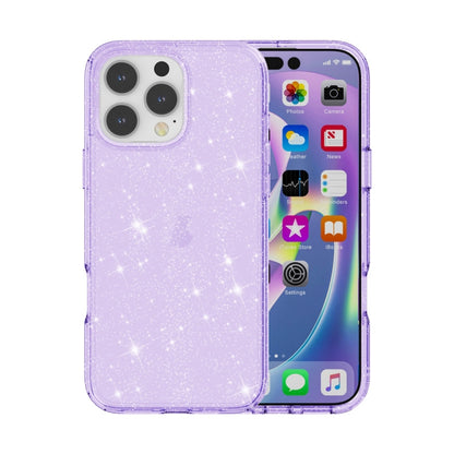 Shockproof Terminator Glitter Powder Phone Case, For iPhone 16 Pro Max, For iPhone 16 Pro, For iPhone 16 Plus, For iPhone 16