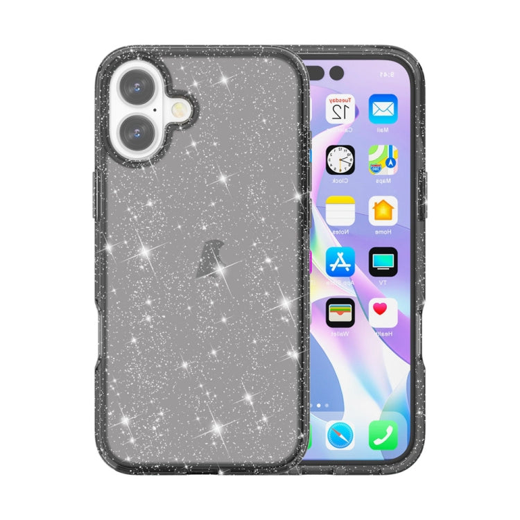 Shockproof Terminator Glitter Powder Phone Case, For iPhone 17e / 16e, For iPhone 16 Pro Max, For iPhone 16 Pro, For iPhone 16 Plus