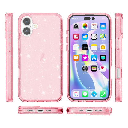 Shockproof Terminator Glitter Powder Phone Case, For iPhone 16, For iPhone 15 Pro Max, For iPhone 15 Pro, For iPhone 15 Plus