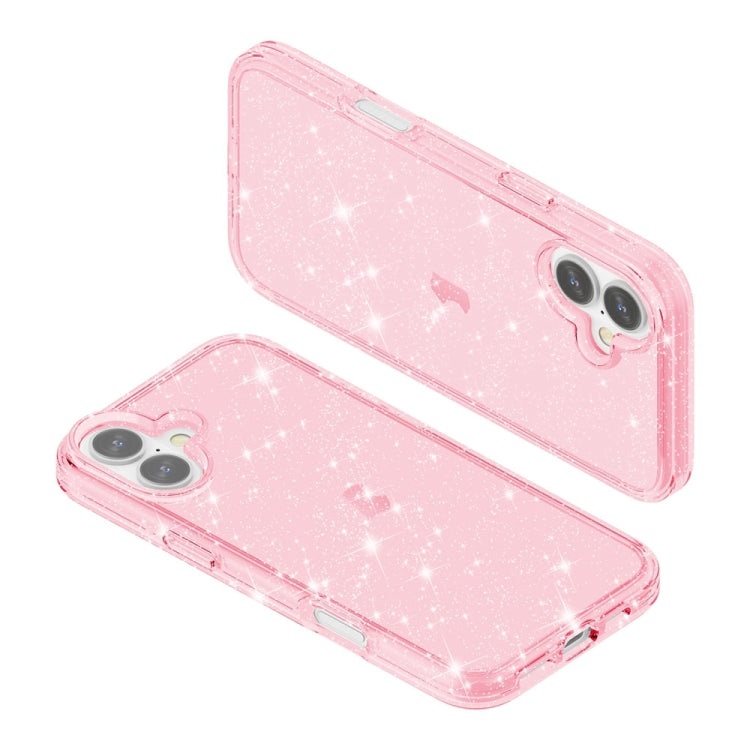 Shockproof Terminator Glitter Powder Phone Case, For iPhone 16, For iPhone 15 Pro Max, For iPhone 15 Pro, For iPhone 15 Plus