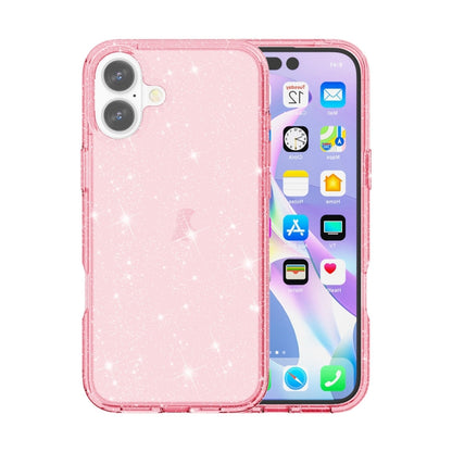 Shockproof Terminator Glitter Powder Phone Case, For iPhone 16, For iPhone 15 Pro Max, For iPhone 15 Pro, For iPhone 15 Plus