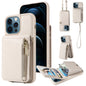 Crossbody Lanyard Zipper Wallet Leather Phone Case, For iPhone 12 / 12 Pro, For iPhone 12 Pro Max, For iPhone 11 Pro Max, For iPhone 11
