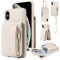 Crossbody Lanyard Zipper Wallet Leather Phone Case, For iPhone 11 Pro, For iPhone X / XS, For iPhone XR, For iPhone XS Max
