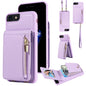 Crossbody Lanyard Zipper Wallet Leather Phone Case, For iPhone SE 2022/ 7 / 8, For iPhone 13 Pro Max, For iPhone 13 Pro, For iPhone 13