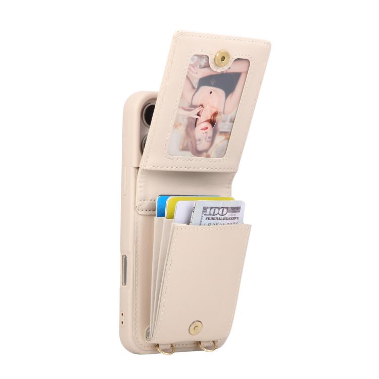 Crossbody Lanyard Zipper Wallet Leather Phone Case, For iPhone 17 Pro Max, For iPhone 17 Pro, For iPhone 17, For iPhone Air